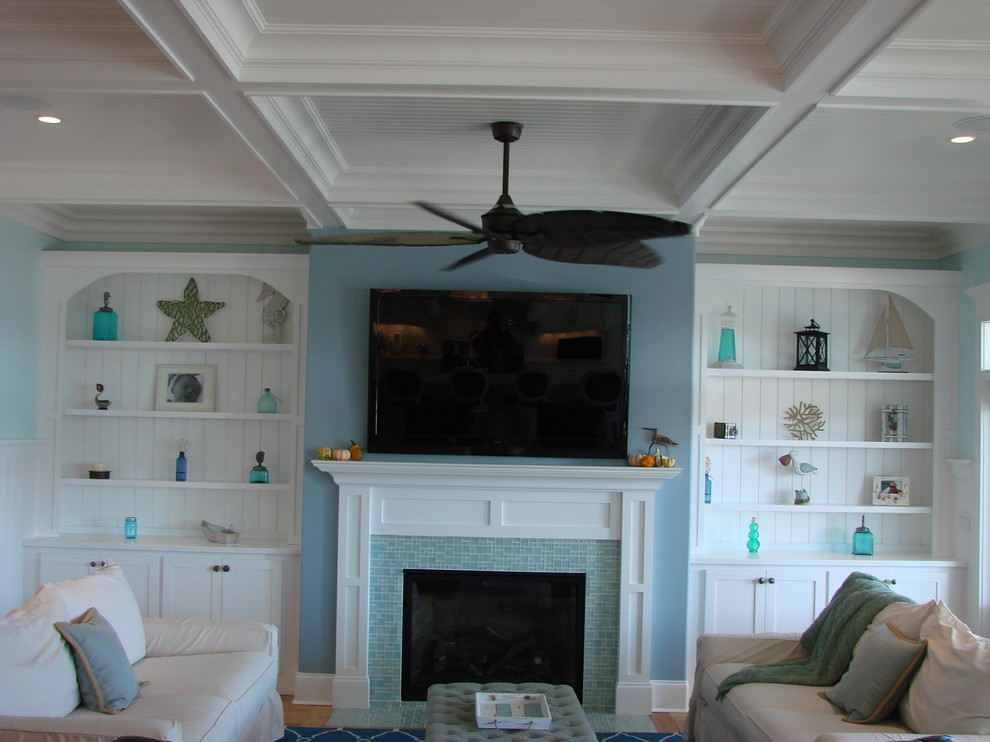 This is an example of a nautical living room in Other.