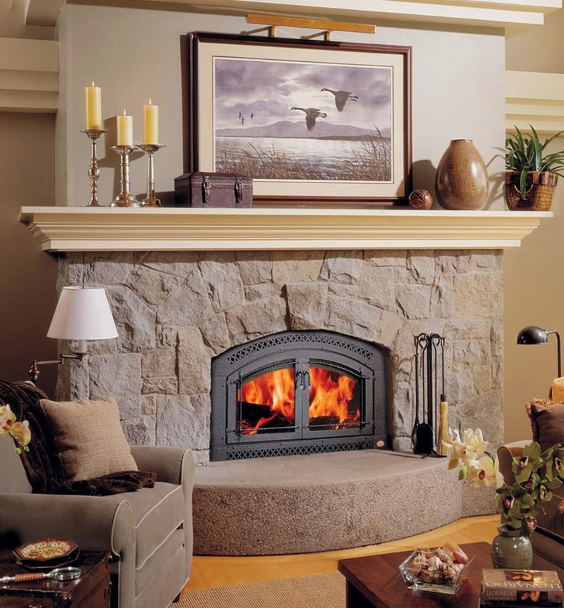 44 Elite Wood Fireplace Transitional Living Room Seattle by