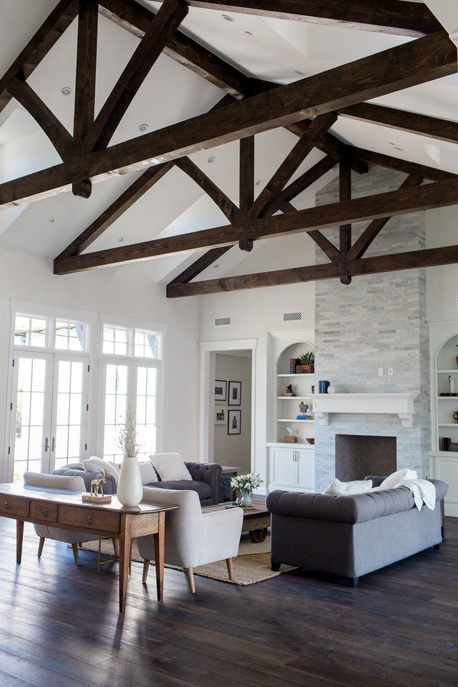 Living room - transitional living room idea in Phoenix