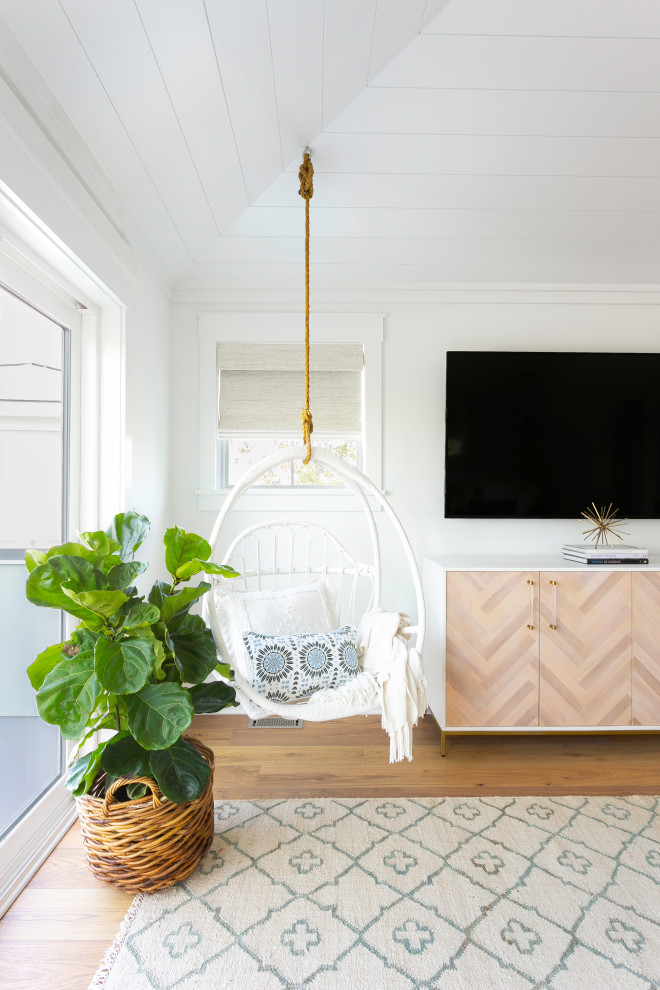 Inspiration for a world-inspired living room in Charleston.