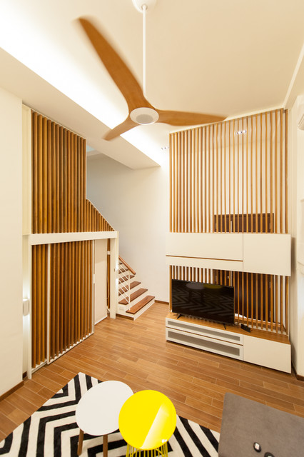 81 Springleaf - Contemporary - Living Room - Singapore - by Chalk  Architects | Houzz