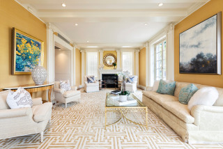 75 Living Room with Yellow Walls Ideas You'll Love - June, 2023 | Houzz