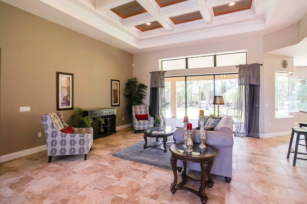 This is an example of a traditional living room in Orlando.