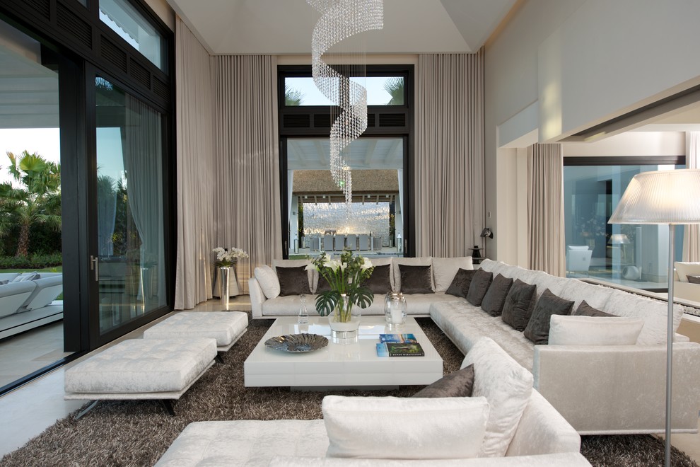 A Luxurious Villa In Marbella Spain Contemporary Living Room Other By Yvette Taylor London