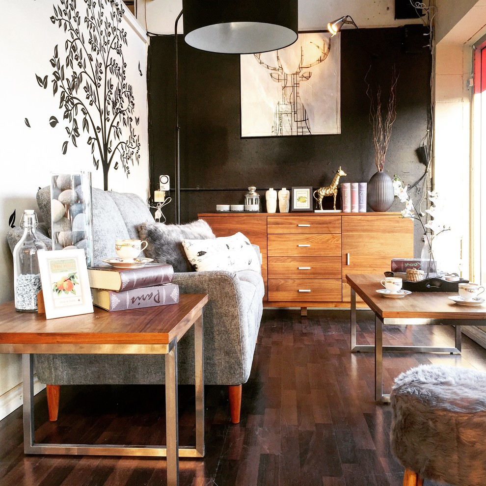 A Mid CenturyShabby Chic Living Space Shabbychic Style Living