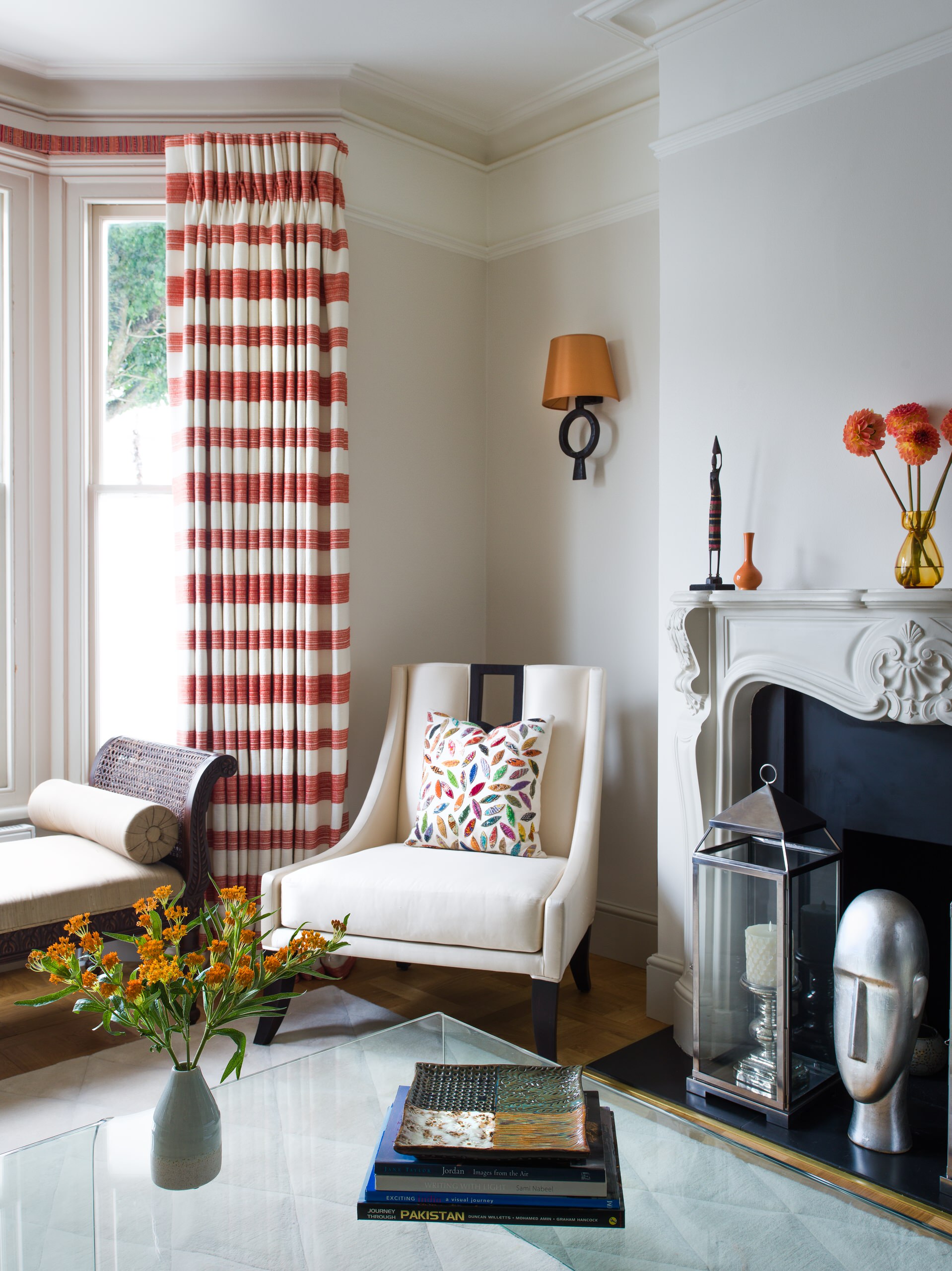 How to Choose and Hang Curtains in a Bay Window   Houzz UK