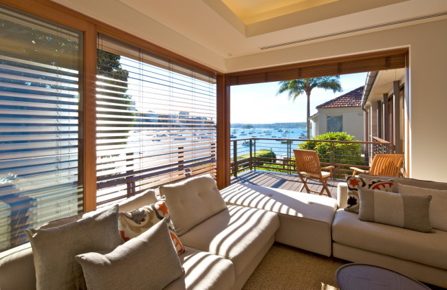 World-inspired living room in Sydney.