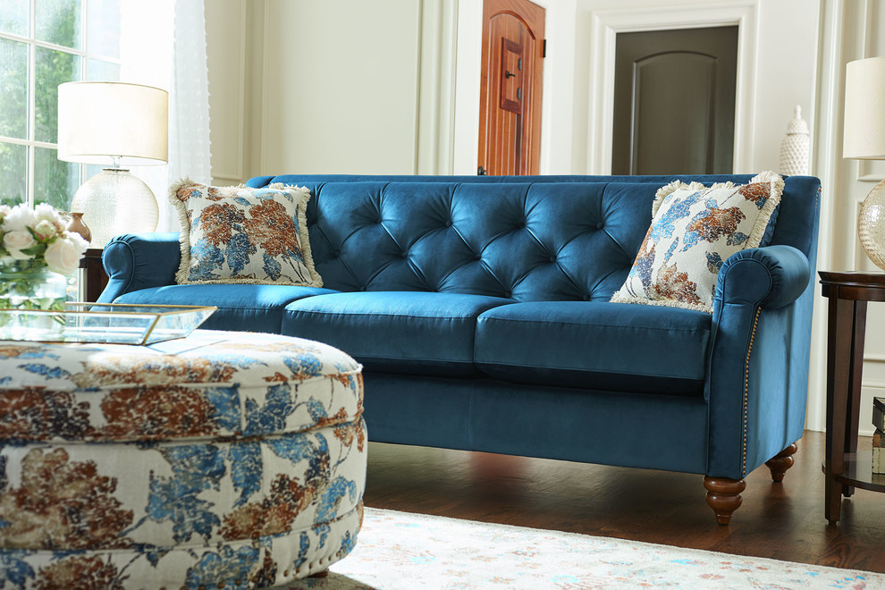 Aberdeen Premier Sofa by La-Z-Boy shown in Nile - Traditional - Living Room  - Detroit - by La-Z-Boy | Houzz