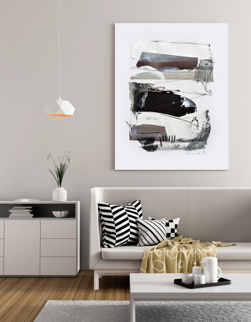 Abstract Art Collection Moderne Salon Toronto par ArtMaison