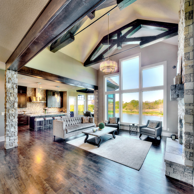 Addison II Floor Plan Soggiorno Kansas City di Starr Homes Houzz