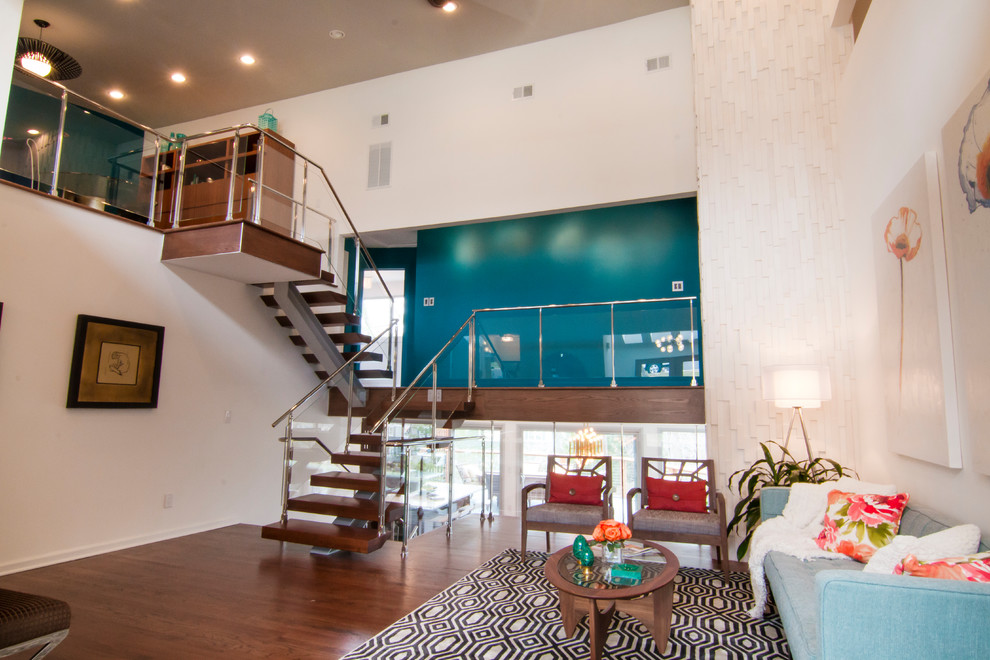 Living Room Contemporary Living Room New York by GreenRose Fine