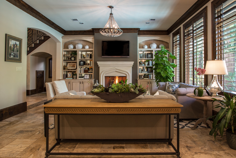 Afton Oaks Traditional Traditional Living Room Houston by