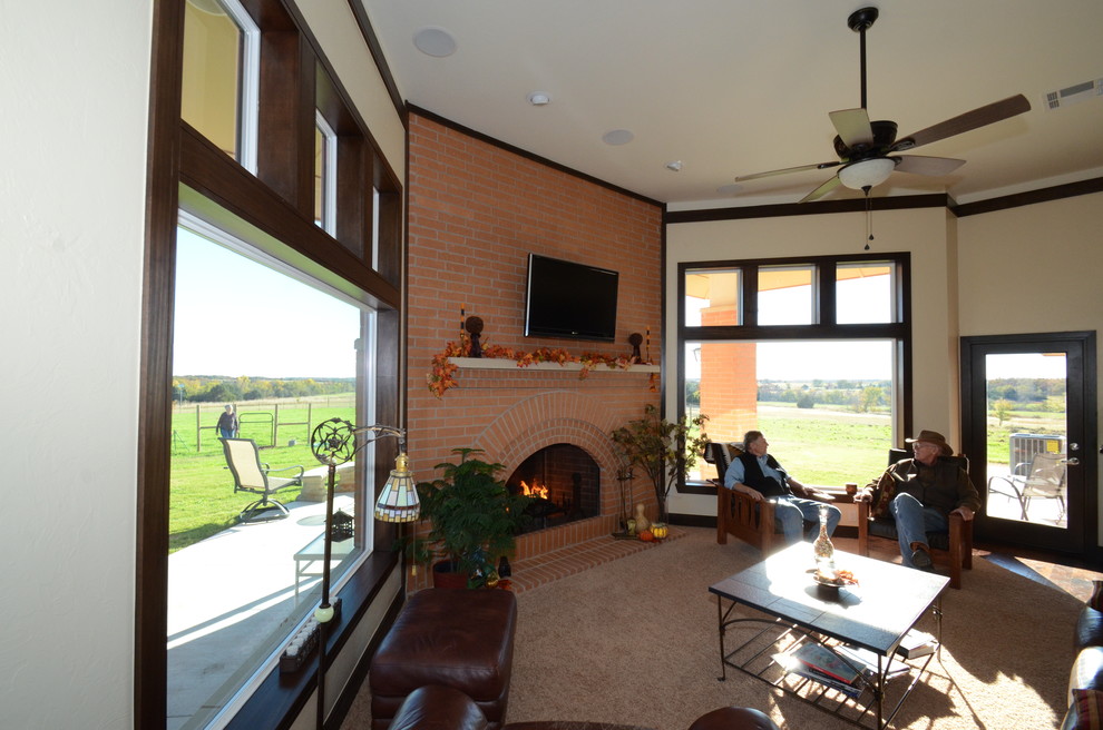 Agra House Contemporary Living Room Oklahoma City by User Houzz