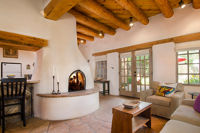 Agua Fria, Santa Fe - Southwestern - Living Room - Albuquerque - by ...