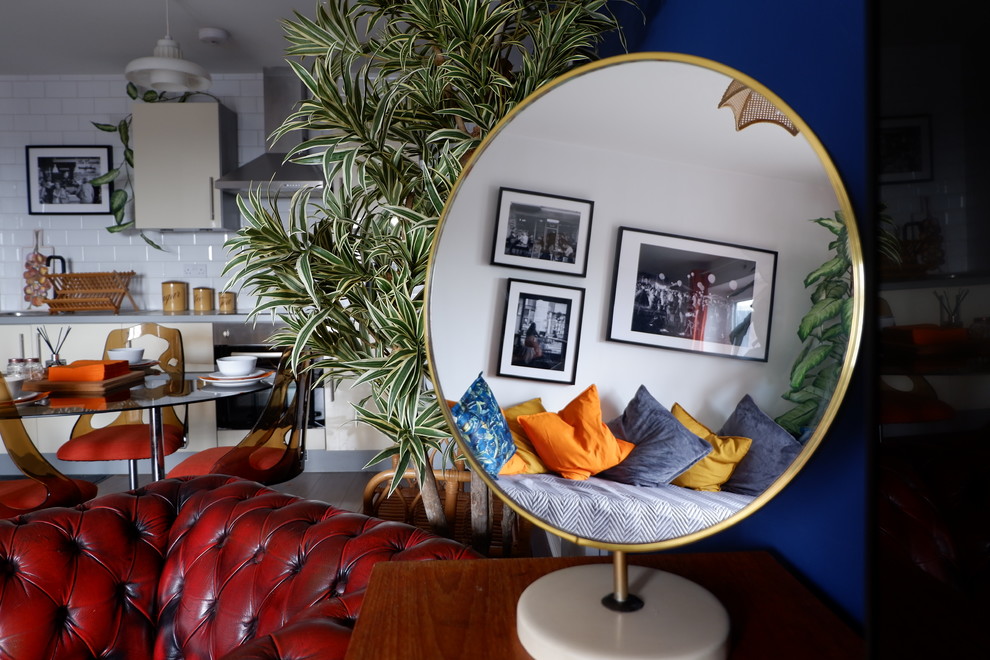 Eclectic living room in Manchester.