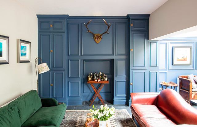 Alcove Cupboards and Wood Panelling - Traditional - Living Room - Manchester - by User | Houzz AU