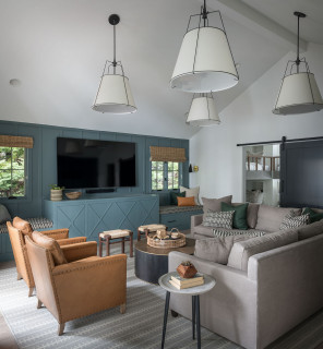 カントリー風のおしゃれなリビングのインテリア画像 75選 22年11月 Houzz ハウズ