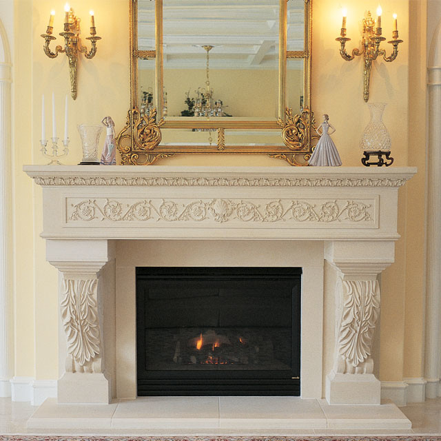 Alexis Fireplace Mantel Traditional Living Room Houston by Siteworks Houzz