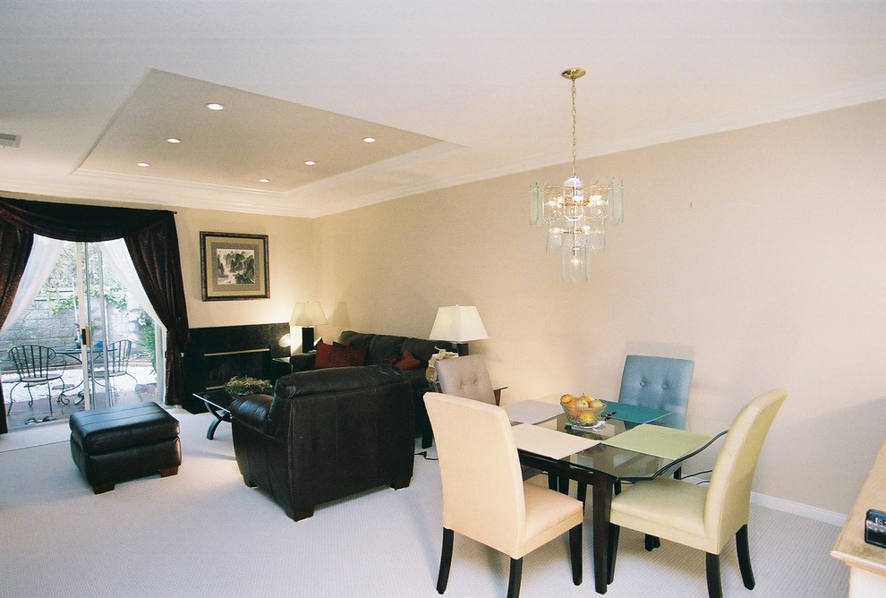 Aliso Viejo Living Room Below Loft Asian Living Room Orange