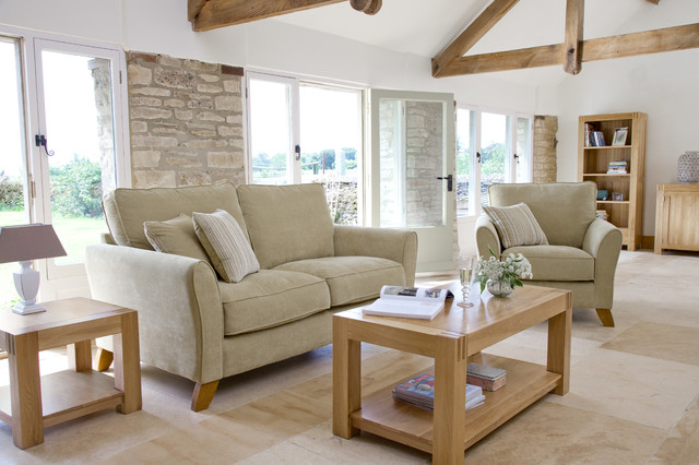 Fresco - Natural Solid Oak Living Room. - Traditional - Living Room -  Wiltshire - by User | Houzz UK
