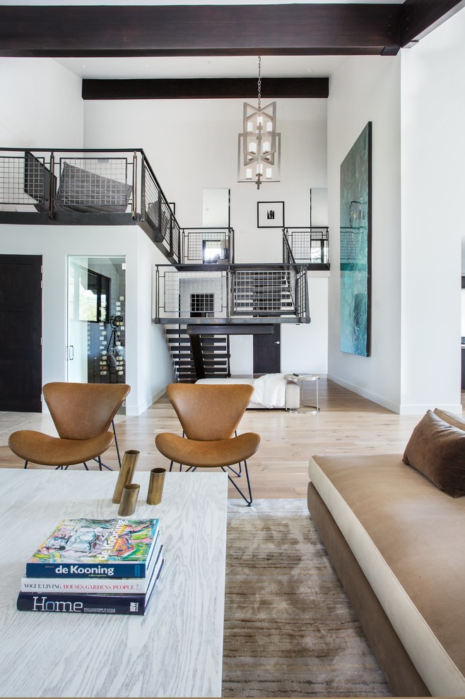 Design ideas for a modern living room in Salt Lake City.