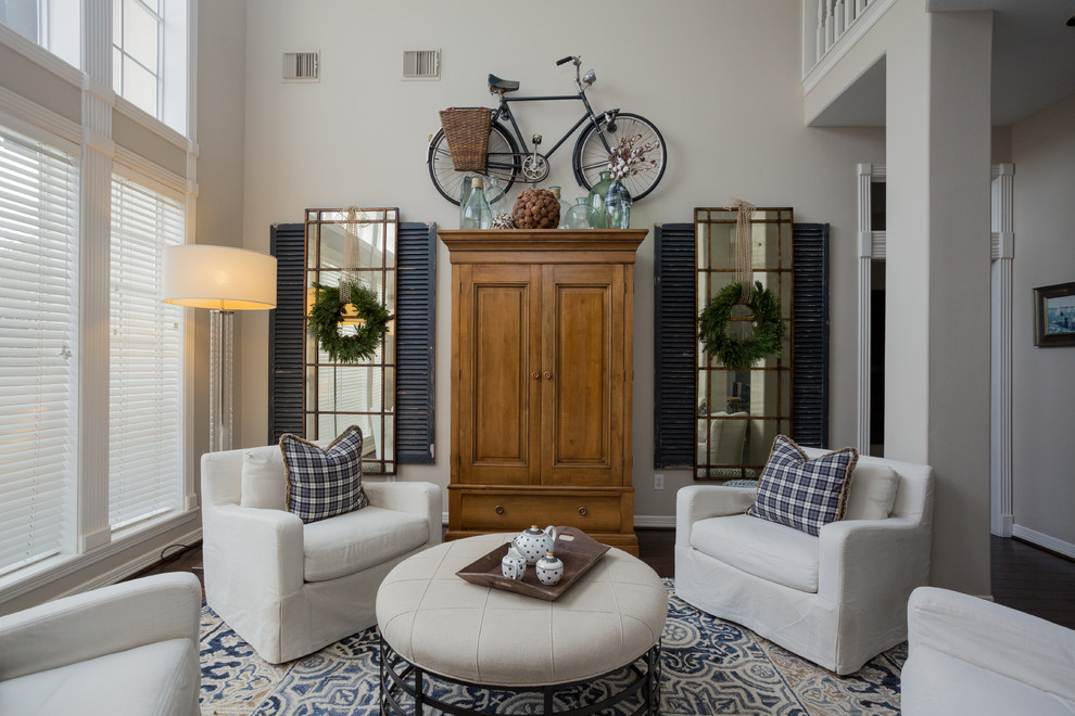 Ann P. Brennan Interior Design - Beach Style - Living Room - Houston