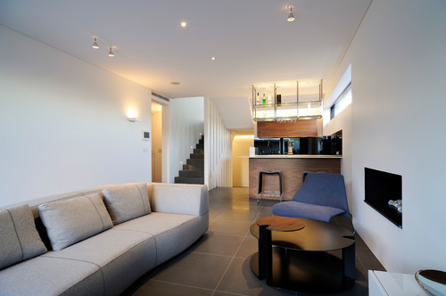 Modernes Wohnzimmer in Sydney