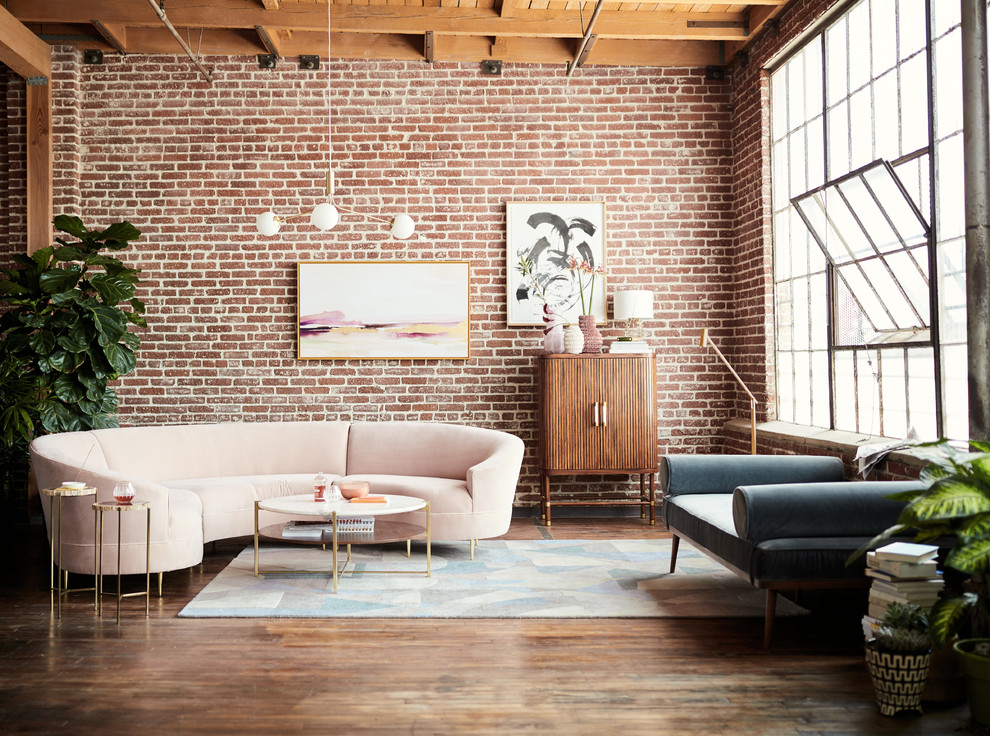 Inspiration for a contemporary living room remodel in Other