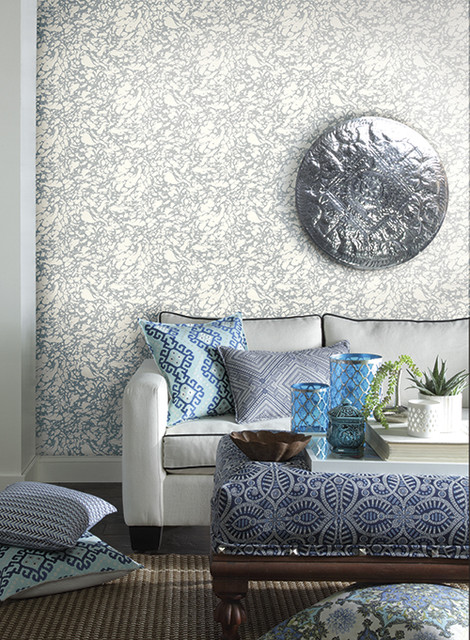Antonina Vella Wallpaper - Transitional - Bedroom - Other - by York  Wallcoverings Factory Store | Houzz IE