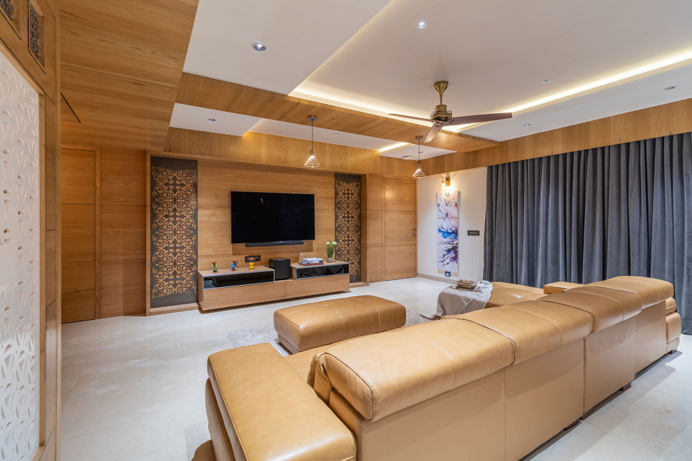 Modern living room in Ahmedabad.