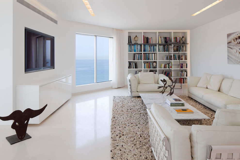 Inspiration for a modern living room in Tel Aviv.
