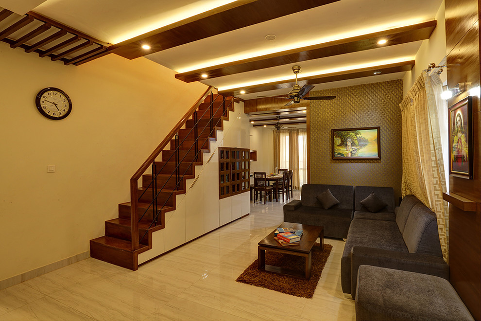 Example of a living room design in Bengaluru