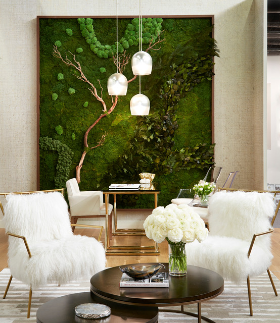 Architectural Digest Design Studio - Contemporary - Living Room - New York  - by Amy Lau Design