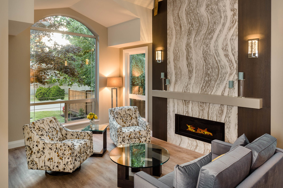 Architectural Oasis | Renovation - Contemporary - Living Room