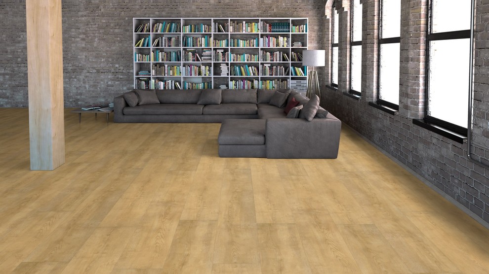 Arden Vinyl Plank Flooring - Wood Grain - Contemporary - Living Room