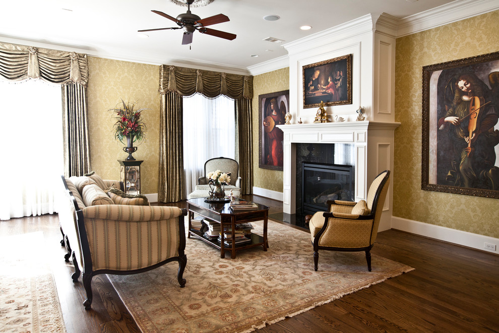 Arlington 3 Traditional Living Room Houston by Southland Homes