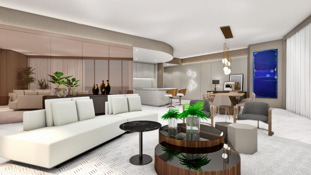 Armani Casa Sunny Isles Contemporary Living Room Miami