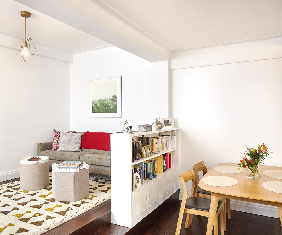 Art Deco apartment renovation - Transitional - Living Room - New York ...