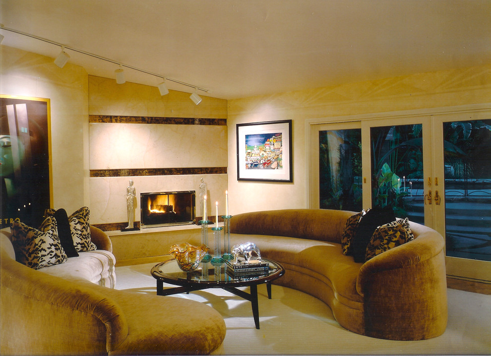 Art deco living room Contemporary Living Room Los Angeles by