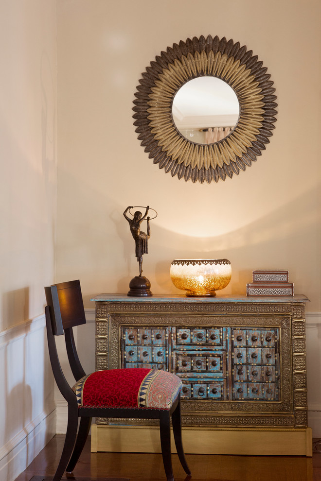 Art Deco with Egyptian Revival/Neoclassical roots Transitional Living Room Boston by