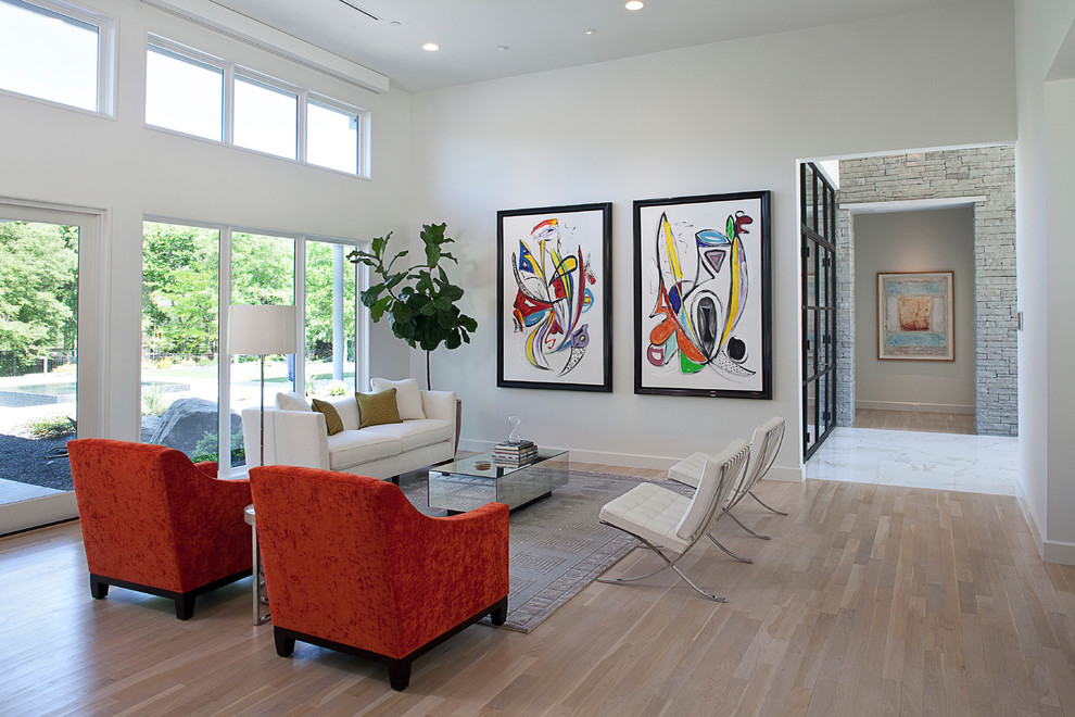Art Gallery Inspired Residence Modern, Modern Living Room Gallery