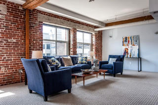 Industrial Apartment Renovation Home Staging Tips photo