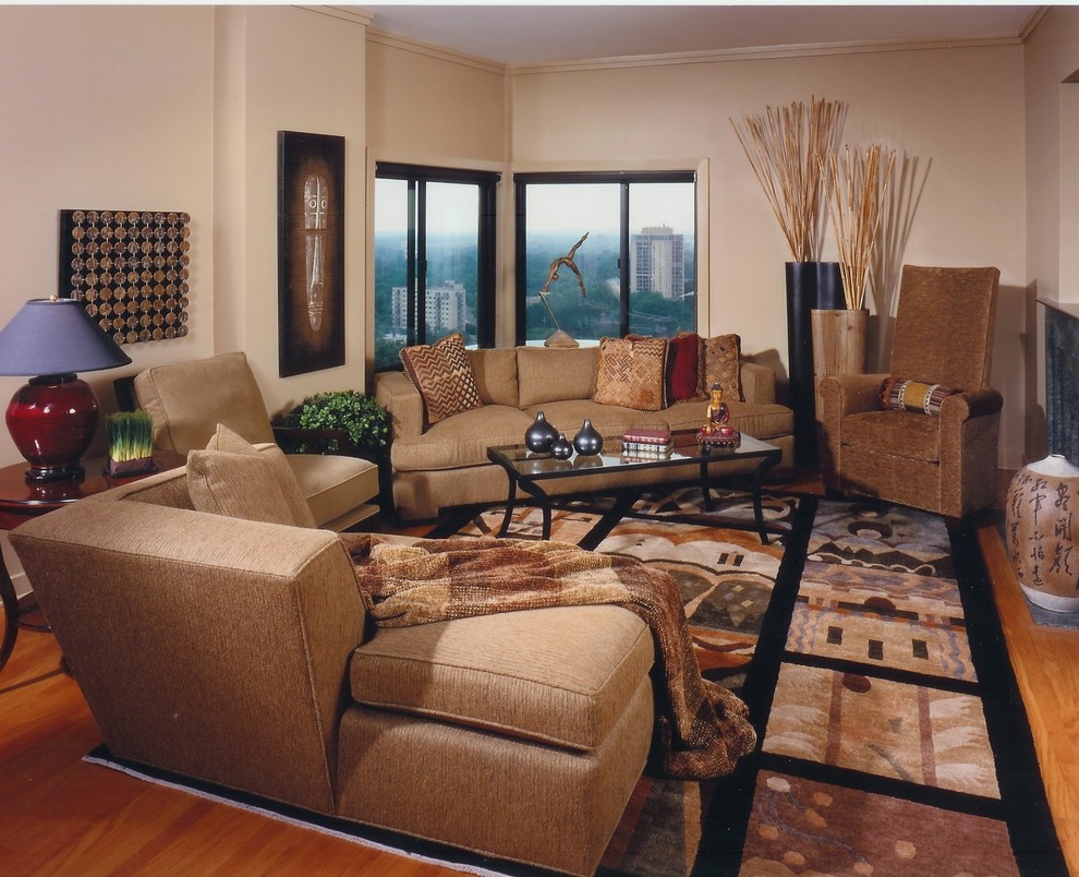 Asian Inspired Living Room - Asian - Living Room - Minneapolis - by Eminent Interior Design  Houzz