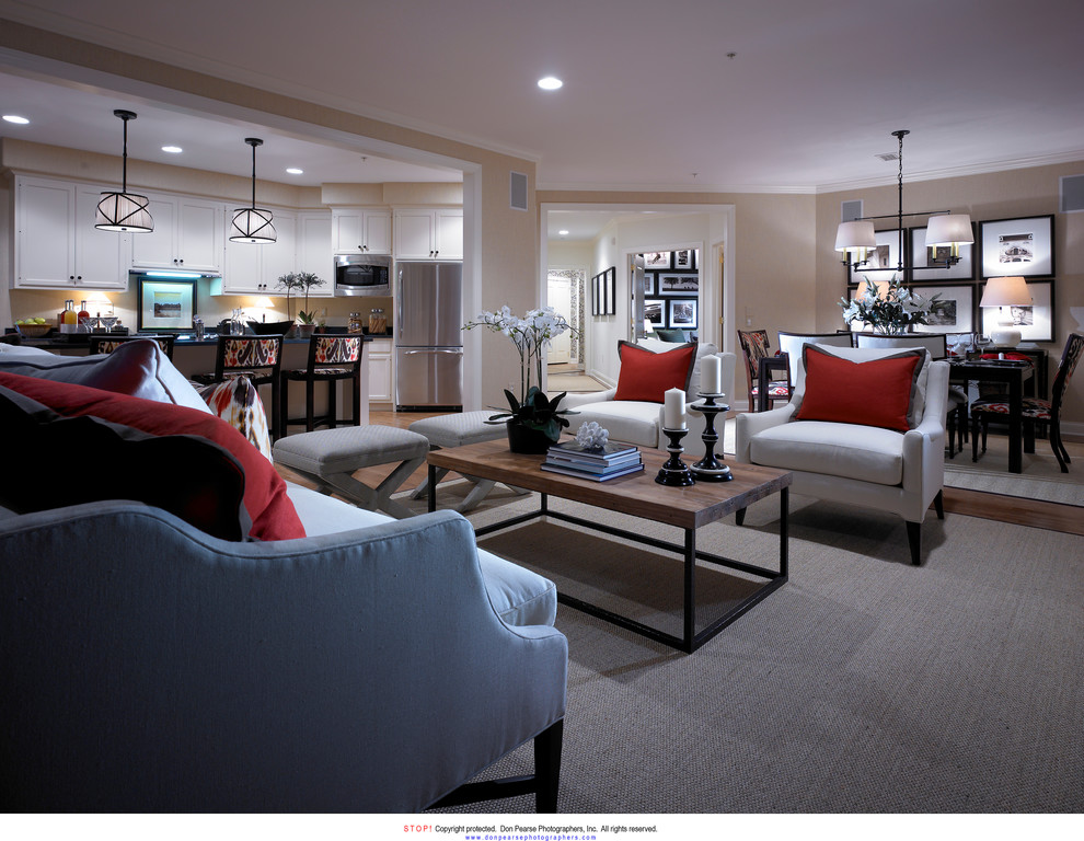 Traditional living room in Philadelphia.