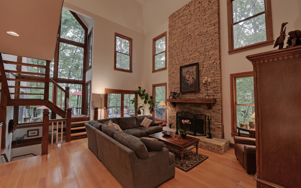 Atlanta Custom Homes Traditional Living Room by Envision  Houzz