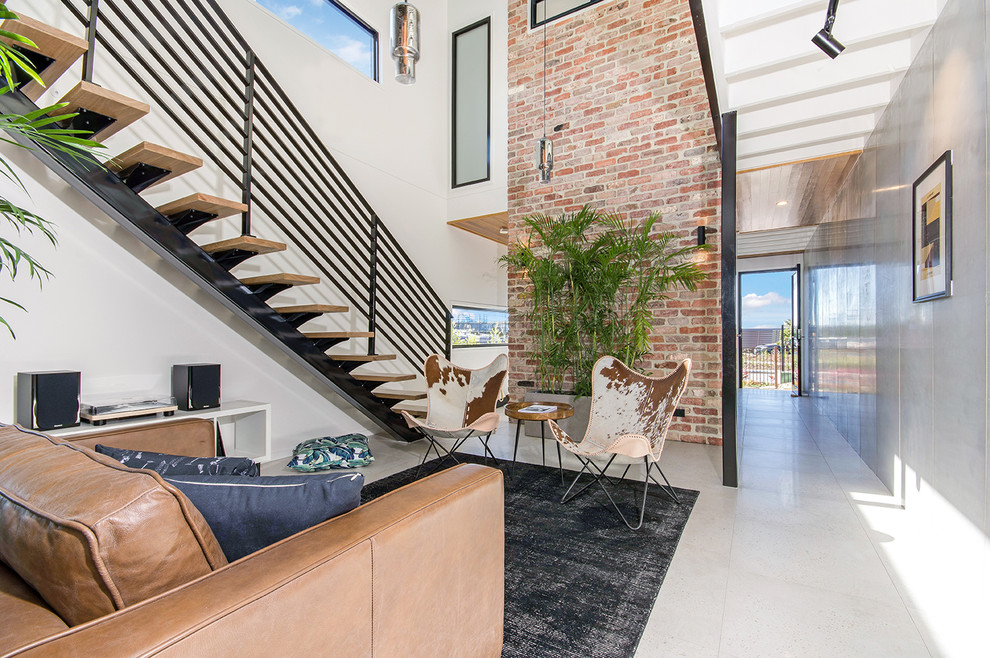Aura Terrace Home - Sinatra 4.5m wide - Industrial - Living Room ...