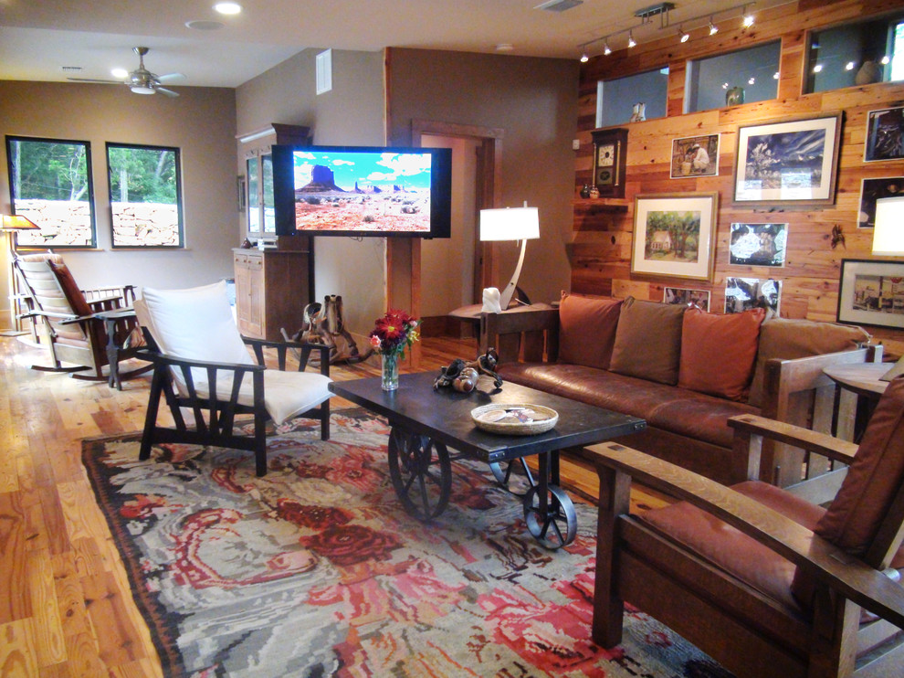 Austin, TX Craftsman Living Room Austin by Kittrell Interiors