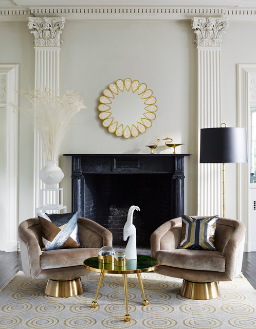 Jonathan adler swivel chair outlet