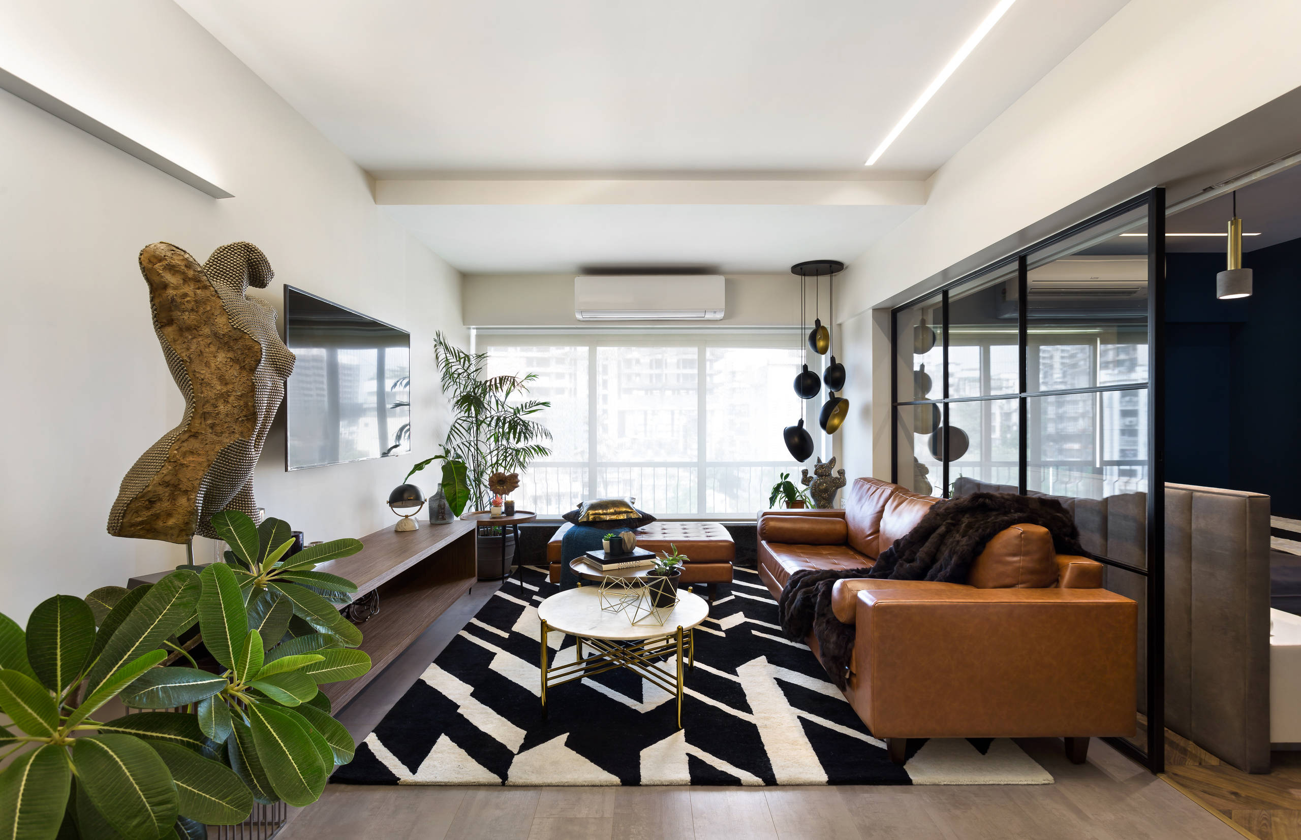 Bachelor Pad - Contemporary - Living Room - Mumbai - by Jason Wadhwani  Design Studio | Houzz