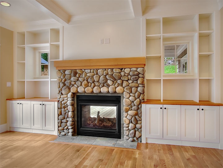 Bainbridge Island Custom Home Traditional Living Room Seattle